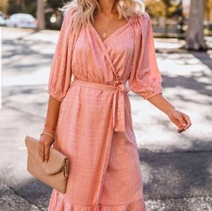 Vici Smile and Shine Wrap Dress